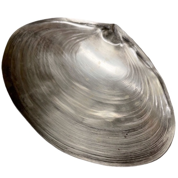 2 small size Vintage Wallace Sterling Silver Footed Oyster Clam Serving Dishes - Picture 2 of 7